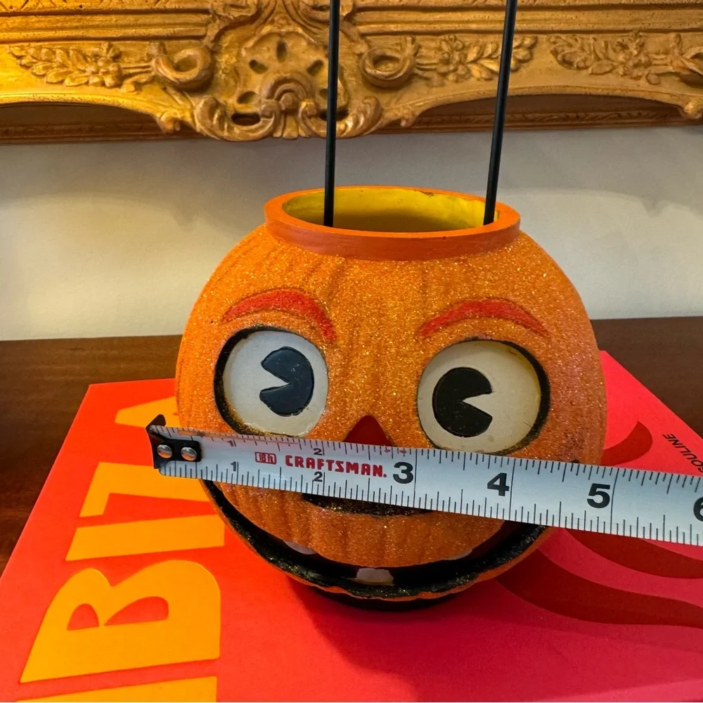 Vintage Illuminations Pumpkin Votive Lantern Halloween